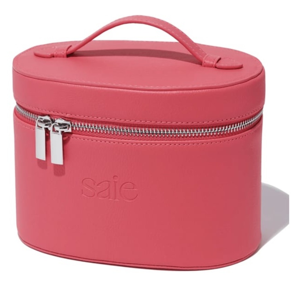 NWT Saie Mini Vanity Makeup Bag in Fuschia